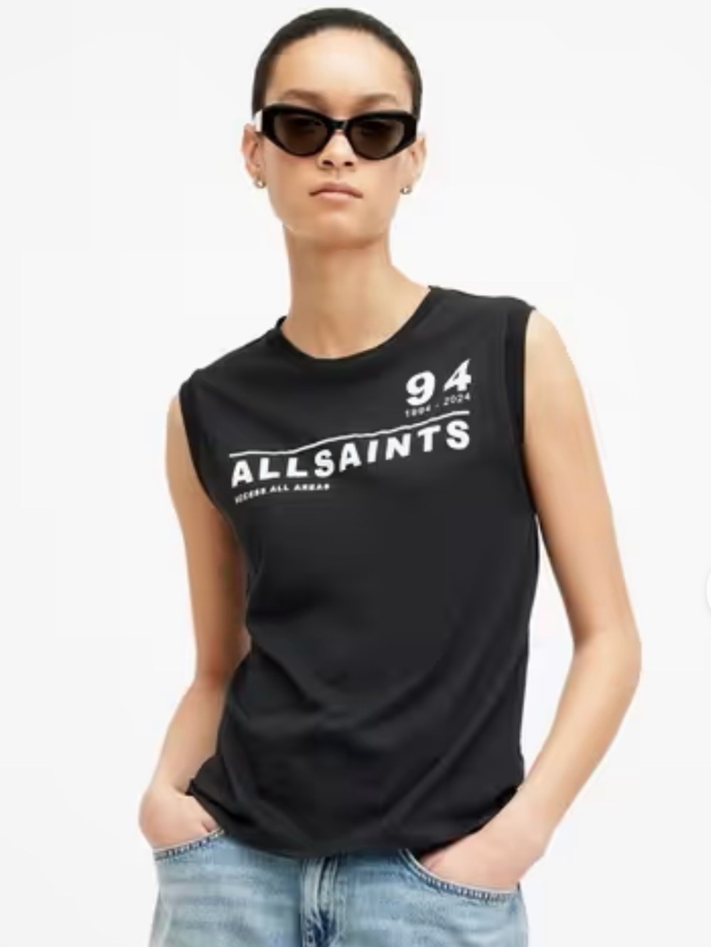 ALLSAINTS Access Imogen Graphic Muscle Tee